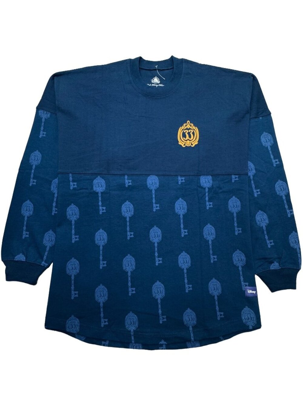 Club 33 Disneyland Key Spirit Jersey Adult Medium Blue Gold 2025 Exclusive NWOT
